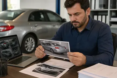 Profissional ajudando cliente com desbloqueio de sinistro.